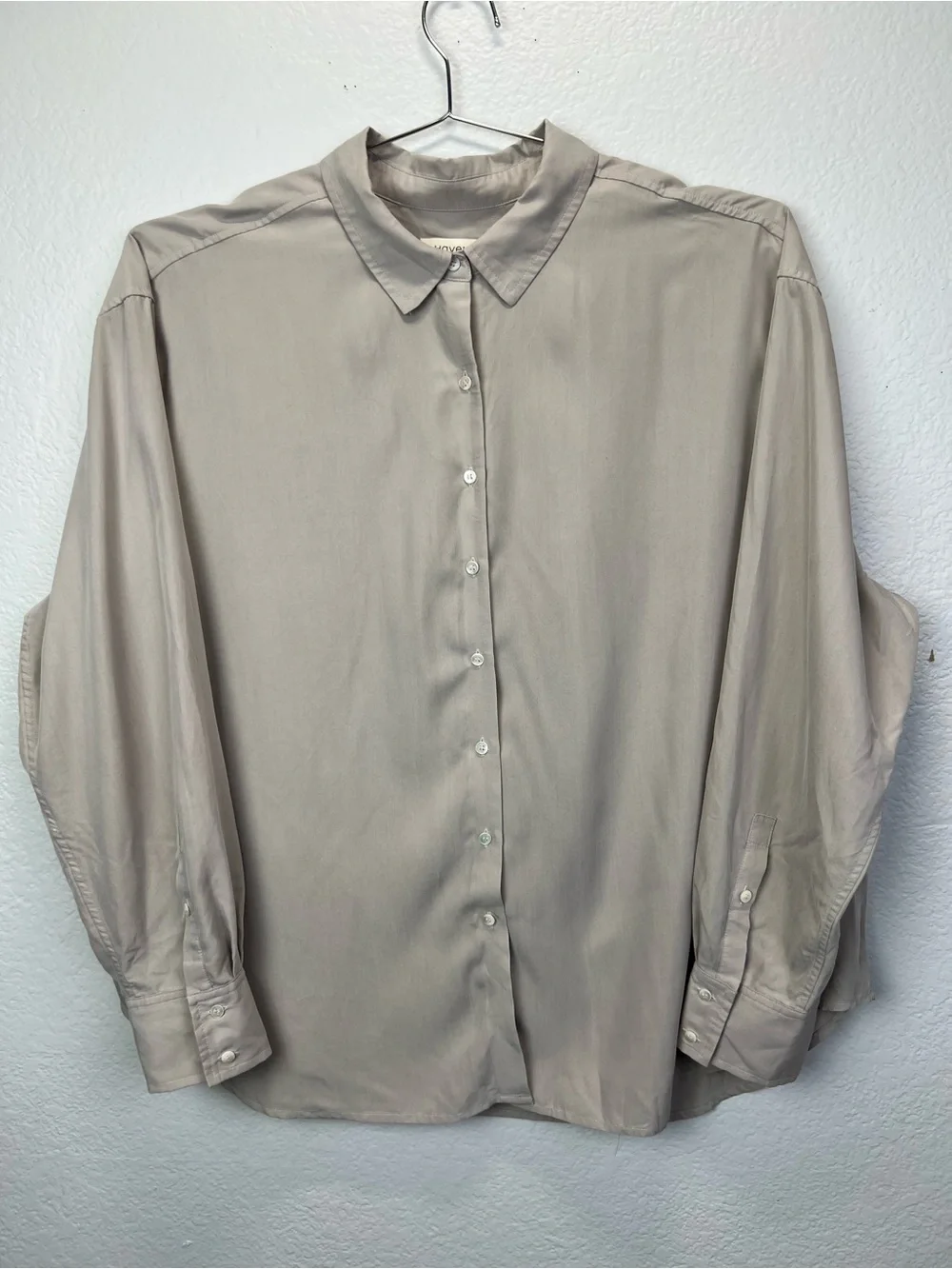 Haven Well Within Women's The Daily Shirt in drapey modal Button-Down Shirt XXL